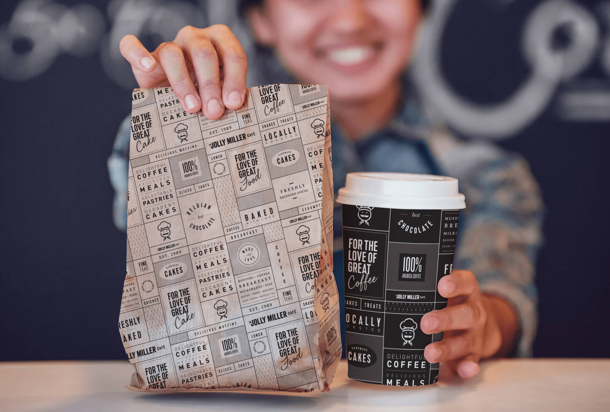 Jm Bag Cup Mockup